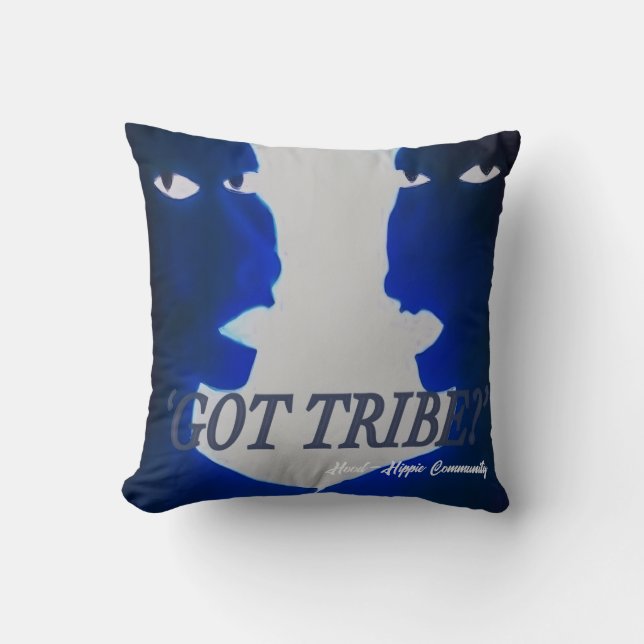 "The Got Tribe? Signature Accent Pillow" Throw Pillow (Front)