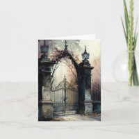 The Gothic Cemetery Gate Series Design 12