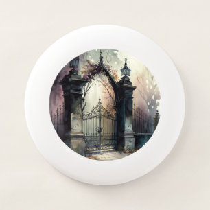 The Gothic Cemetery Gate Series Design 12 Wham-O Frisbee