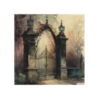 The Gothic Cemetery Gate Series Design 12