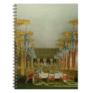 The Gothic Dining Room at Carlton House from Pyne' Notebook