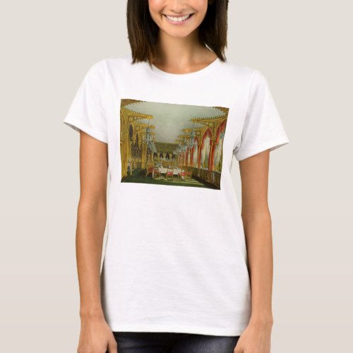 The Gothic Dining Room at Carlton House from Pyne T_Shirt