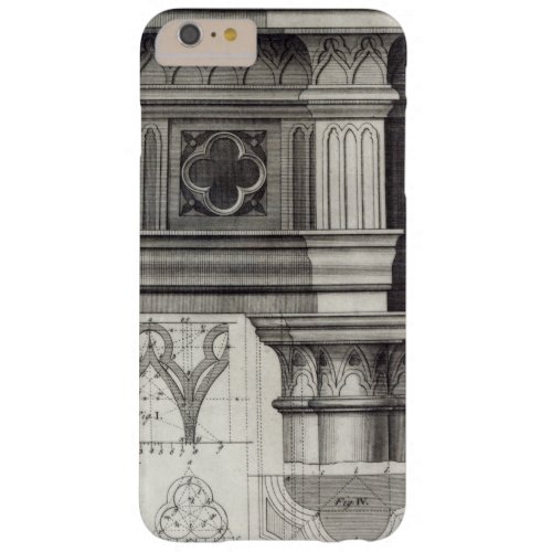 The Gothic Entablature and Capital Barely There iPhone 6 Plus Case
