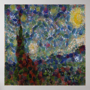 The Gourdy Night Starry Fine Art Spoof Poster