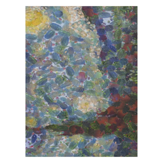 The Gourdy Night Starry Fine Art Spoof Tablecloth (Front)
