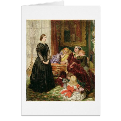 The Governess 1860 oil on canvas