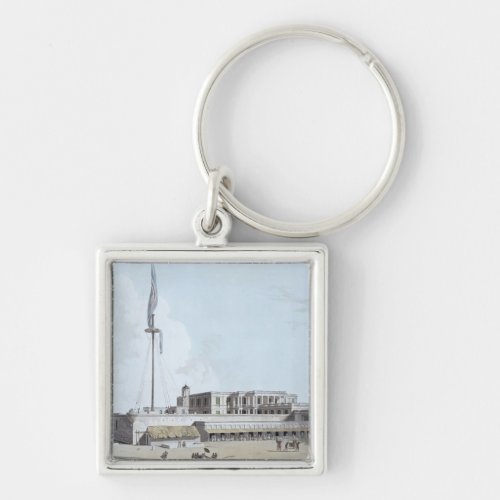 The Government House Fort St George plate 35 fr Keychain