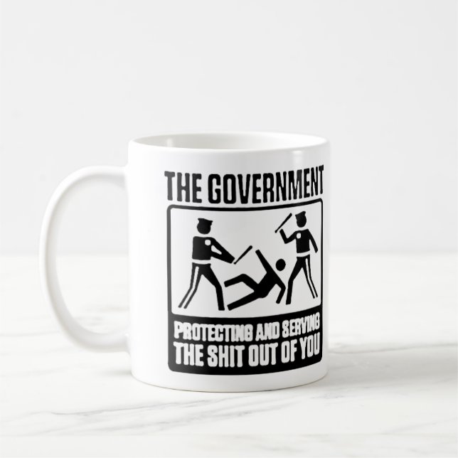 The Government is Here to Help Mug (Left)
