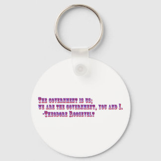 The Government is us Keychain