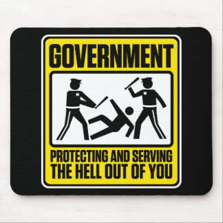 The Government Warning Mouse Pad