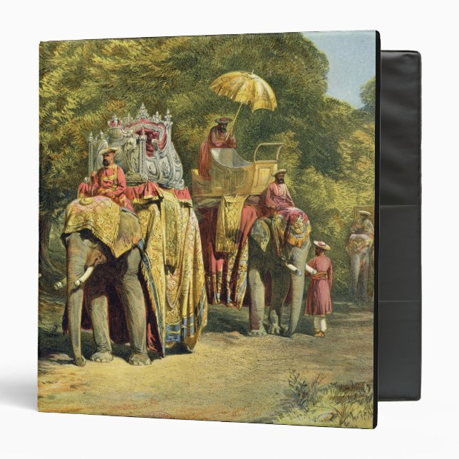 The Governor-General's State Howdah, 1863 (chromol Binder (Front/Inside)