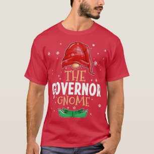 The governor Gnome Family Matching Christmas Outfi T-Shirt