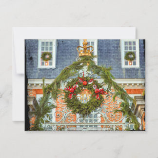 The Governor's Palace Gate Williamsburg, VA Postcard