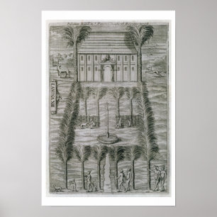 The Governor's Palace on the Island of Dominica (e Poster