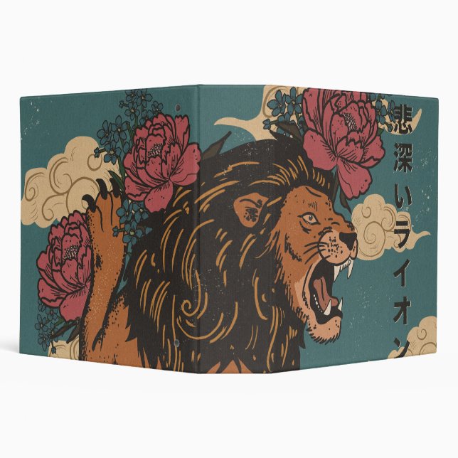 The Gracious Lion 3 Ring Binder (Background)