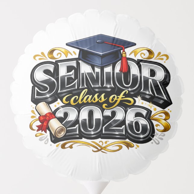 The Graduate 2026 Balloon (Back)