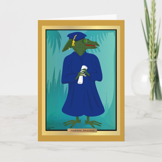 The Graduate Age Dinosaur Card (Front)