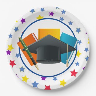 The Graduate Class Paper Plates