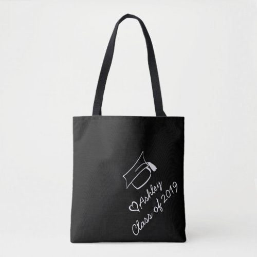 The Graduate Class Year Custom Name Personalized Tote Bag