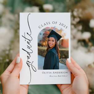 The Graduate Graduation Announcement with Photo