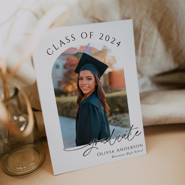 The Graduate Graduation Announcement with Photo (Creator Uploaded)
