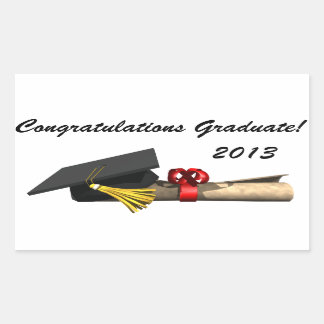 The Graduate - Rectangular Sticker