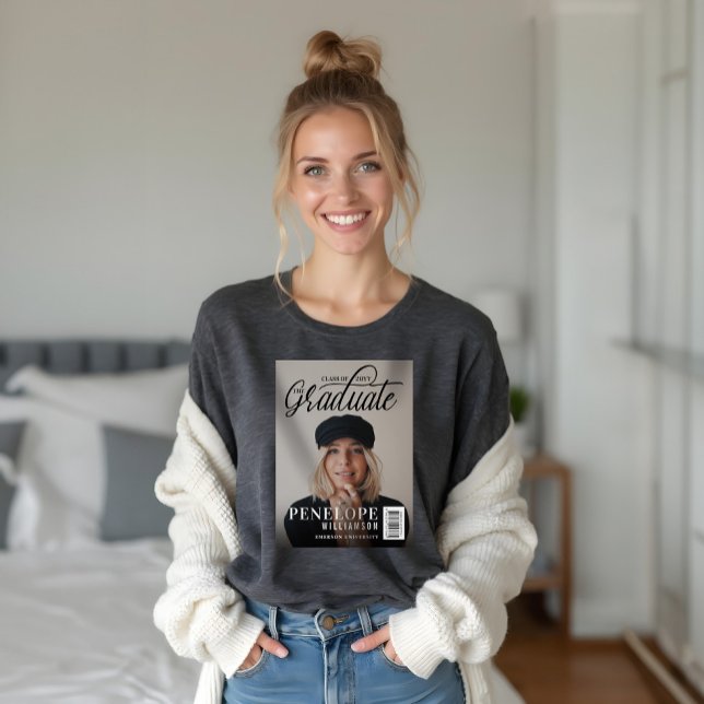 The Graduate Script Photo Magazine Graduation Tri-Blend Shirt (The Graduate Script Photo Magazine Graduation Tri-Blend Shirt)