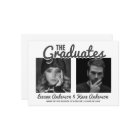 The graduates | 2 Sided Double Graduation Party