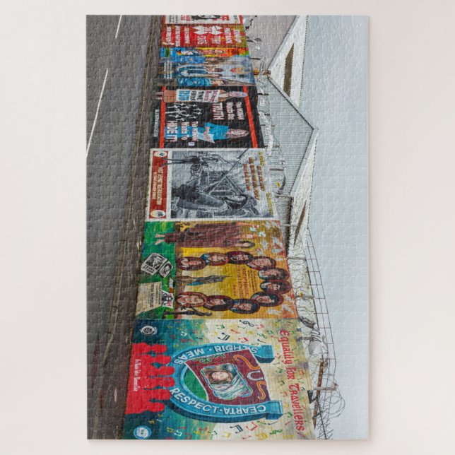 The Graffiti in Belfast Ireland Jigsaw Puzzle (Vertical)