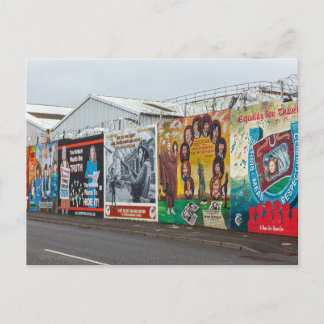 The Graffiti in Belfast Ireland Postcard