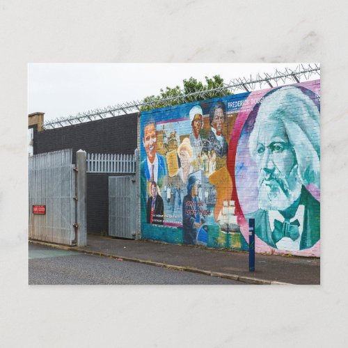 The Graffiti in Belfast Ireland Postcard