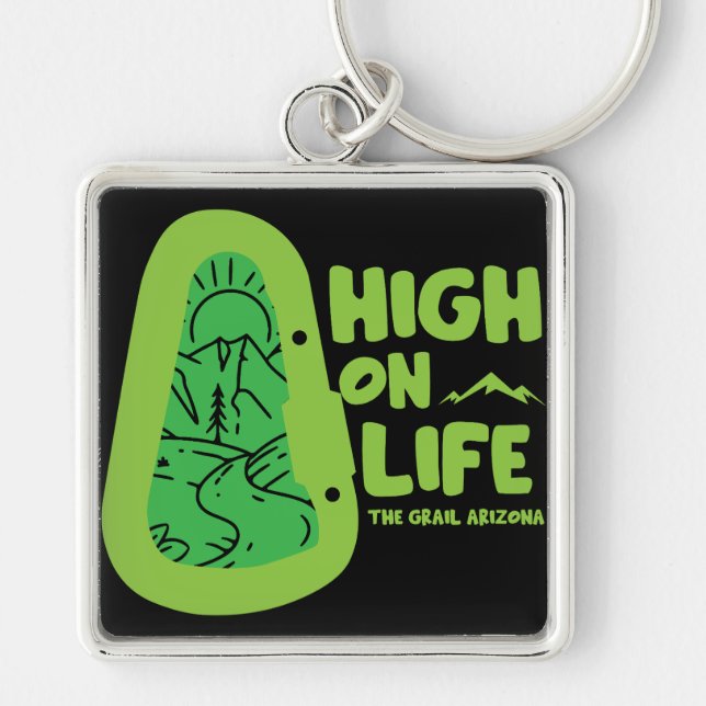 The Grail Arizona Alpinism USA Keychain (Front)
