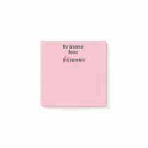 The Grammar Police Sticky Notes The Grammar Police Sticky Notes