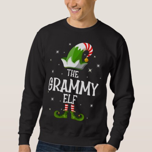 The Grammy Elf Family Matching Group Christmas Sweatshirt