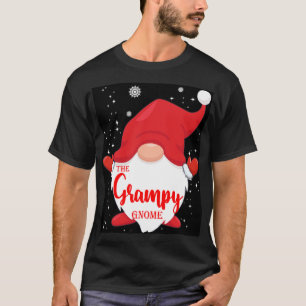The Grampy Gnome Matching Family Christmas Pajama T-Shirt