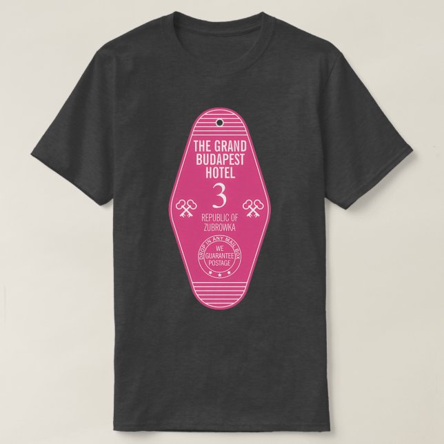 The Grand Budapest Hotel Key T-Shirt (Design Front)