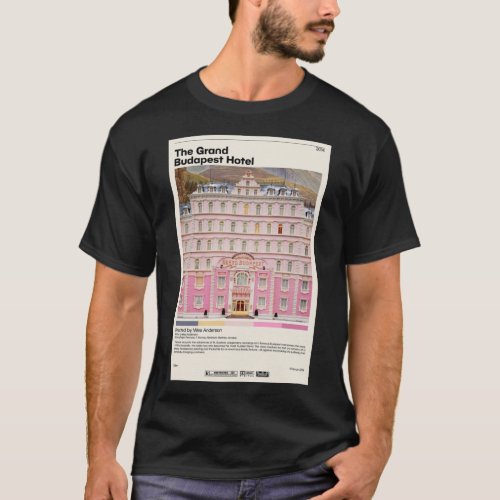 The Grand Budapest Hotel  Wes Anderson png T_Shirt