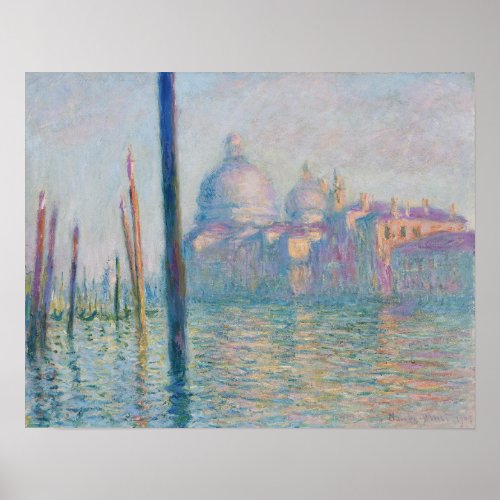 The Grand Canal by Claude Monet Poster
