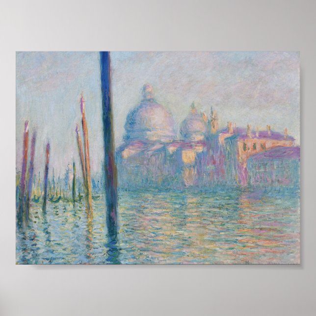 The Grand Canal by Monet Poster (Front)