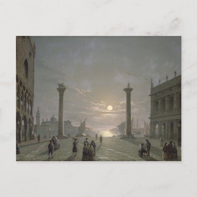 The Grand Canal From Piazza San Marco Postcard (Front)