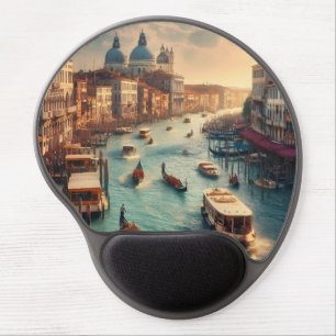 The Grand Canal in Venice Italy Travel Gel Mouse Pad