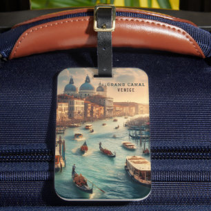 The Grand Canal in Venice Italy Travel Luggage Tag
