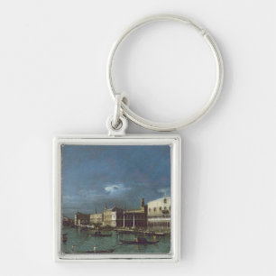 The Grand Canal with the Church of Santa Maria Keychain