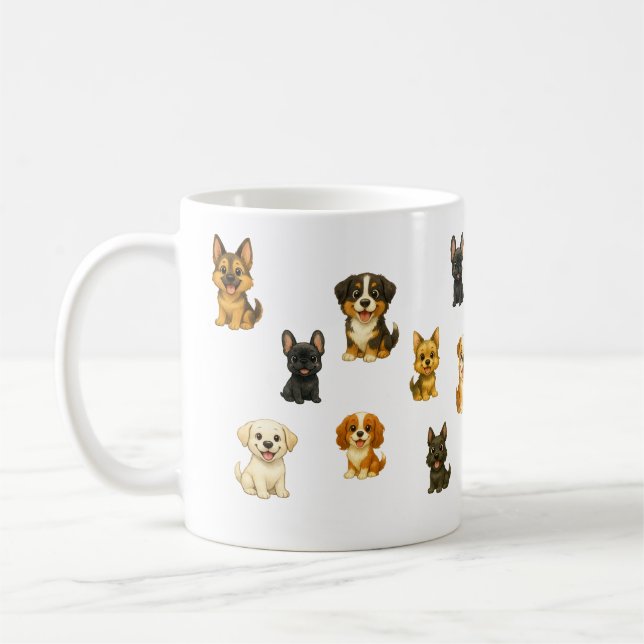 The "Grand Canine Assembly"  Coffee Mug (Left)