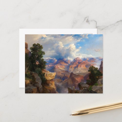 The Grand Canyon by Thomas Moran Holiday Postcard