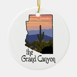 The Grand Canyon Ceramic Ornament