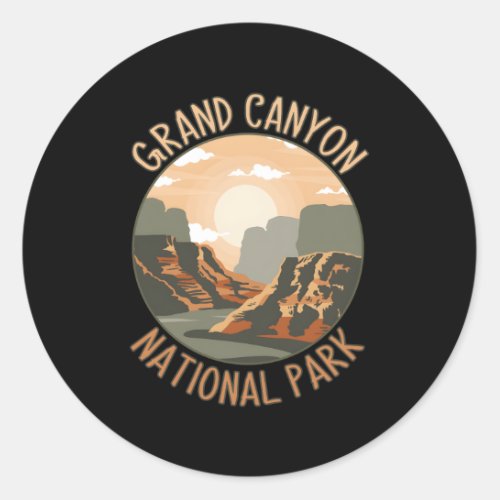 The Grand Canyon National Park Classic Round Sticker