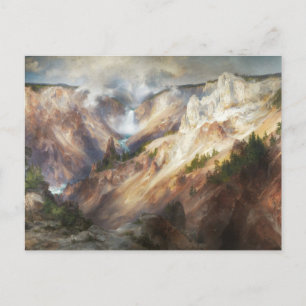 The Grand Canyon of the Yellowstone, Thomas Moran Postcard