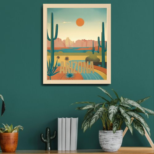 The Grand Canyon State _ Minimalist Art Framed Art