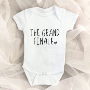 The Grand Finale Last Baby Pregnancy Announcement Baby Bodysuit